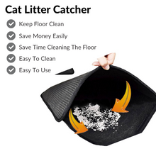 Load image into Gallery viewer, Cat Litter Catcher | prevent mess from litter box
